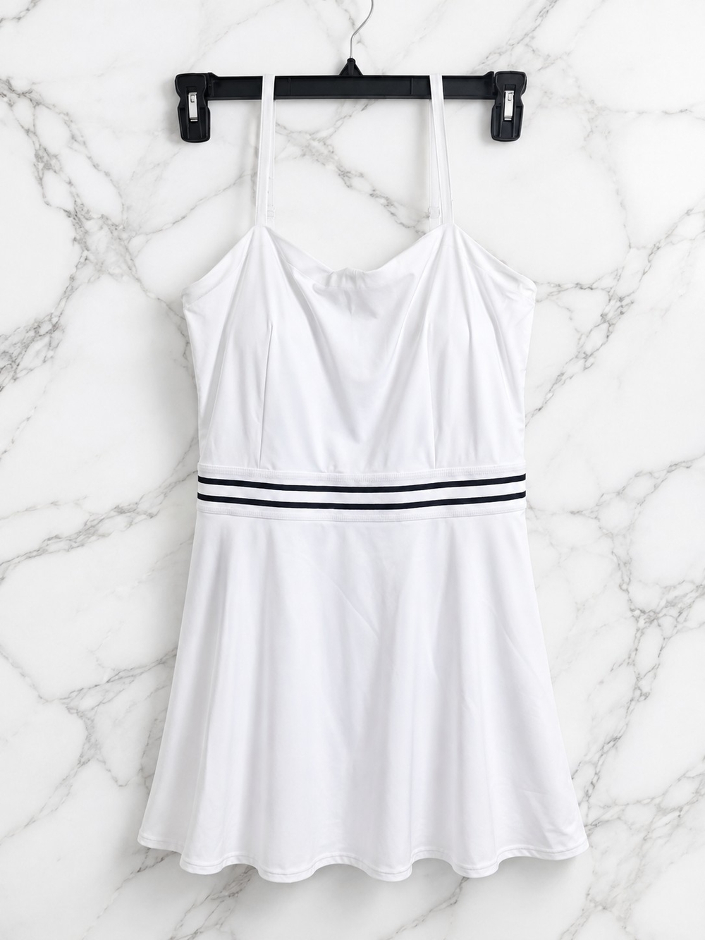 Women's Knit Cami Strap Active Dress JoyLab White XL Sleeveless Mini - Picture 2 of 7